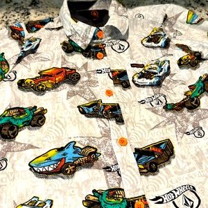 Button up hot wheels volcom shirt